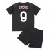 Billige AC Milan Olivier Giroud #9 Hjemmetrøye Barn 2022-23 Kortermet (+ korte bukser)